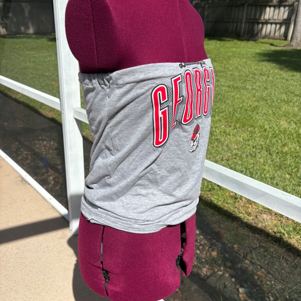 University of Georgia Bulldogs Strapless Tube Top Shirt size S - Picture 3 of 7